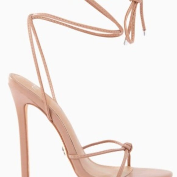 Open Edit Shoes - Open Edit, Camel, Strappy, High Heels, Size 10 M